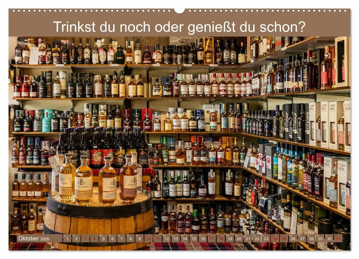Bild: 9783457389119 | Witzige Whisky-Werbeslogans (hochwertiger Premium Wandkalender 2026...