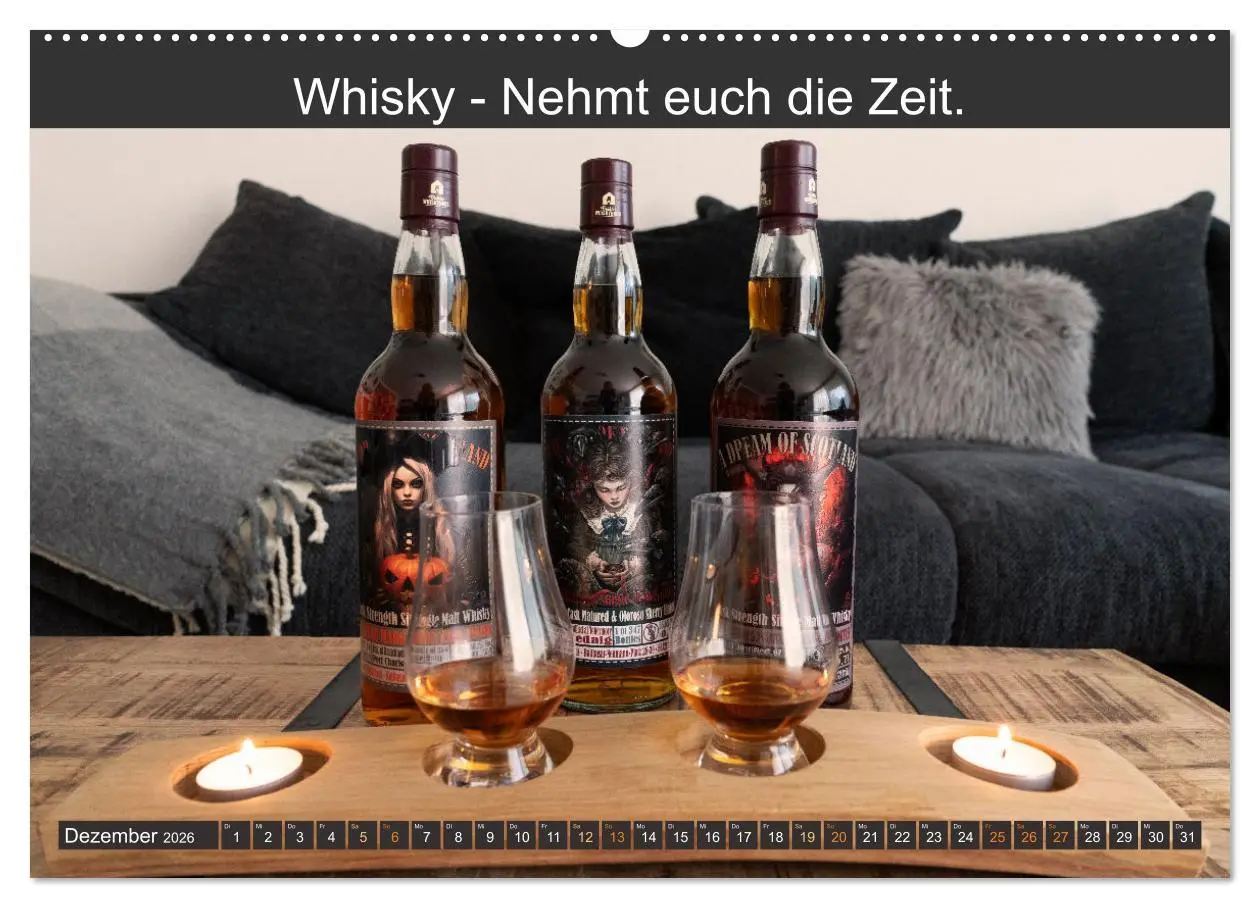 Bild: 9783457389119 | Witzige Whisky-Werbeslogans (hochwertiger Premium Wandkalender 2026...