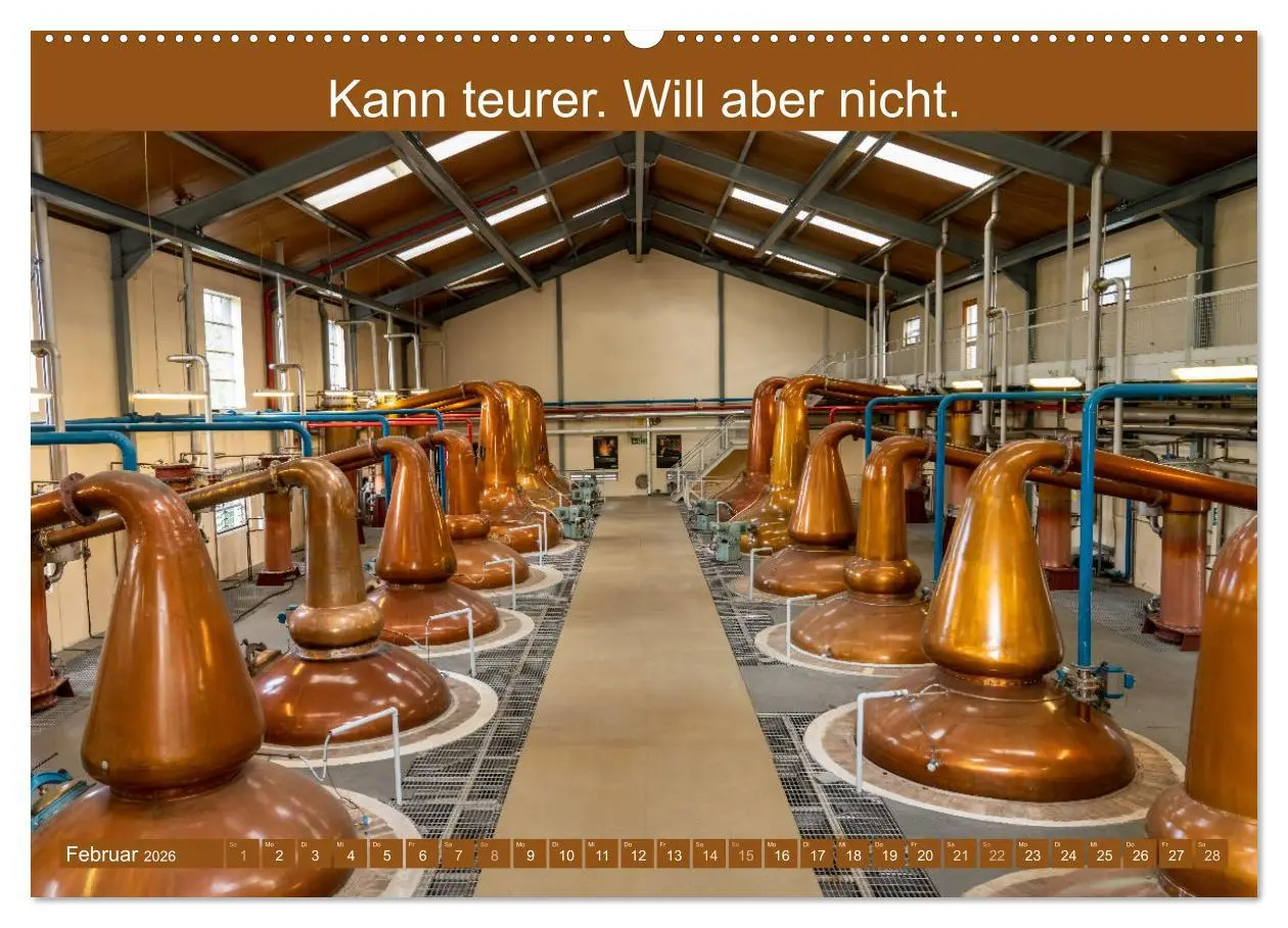 Bild: 9783457389119 | Witzige Whisky-Werbeslogans (hochwertiger Premium Wandkalender 2026...