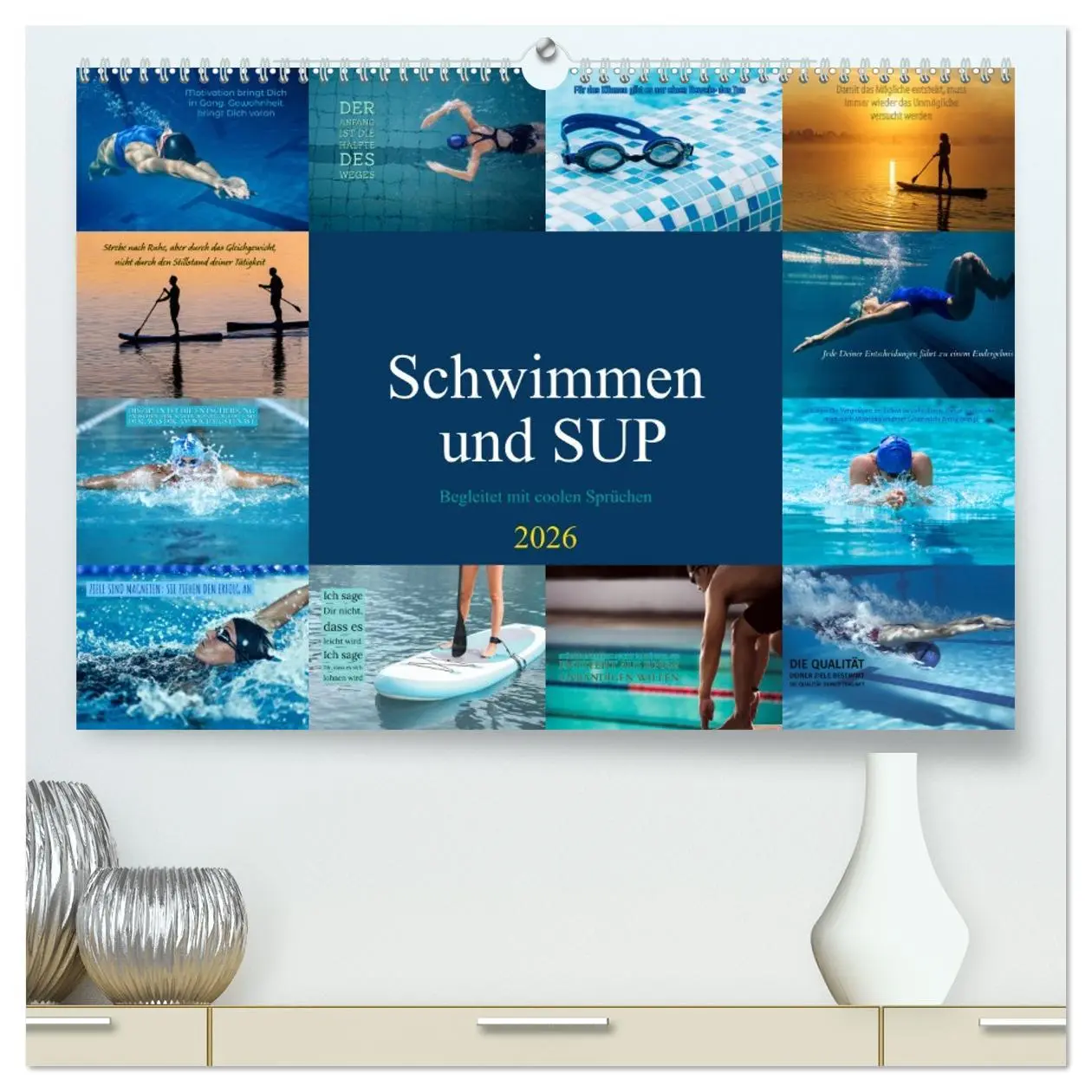 Cover: 9783457529119 | Schwimmen und SUP Begleitet mit coolen Sprüchen (hochwertiger...