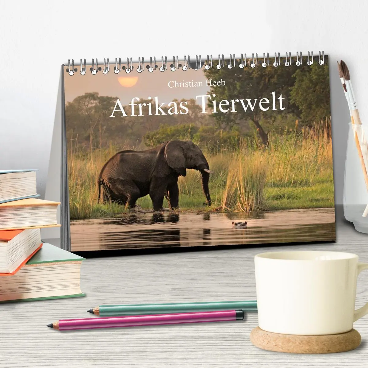 Bild: 9783516239119 | Afrikas Tierwelt Christian Heeb (Tischkalender 2026 DIN A5 quer),...