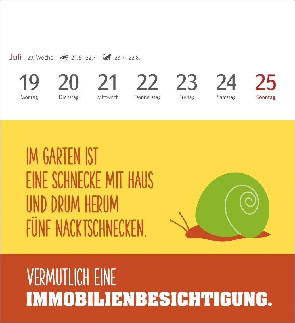 Bild: 9783840039119 | Der fette Vogel bricht den Ast Postkartenkalender 2027 -...
