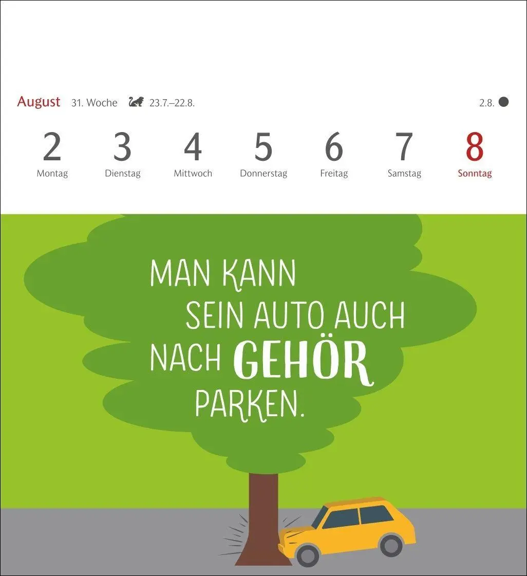 Bild: 9783840039119 | Der fette Vogel bricht den Ast Postkartenkalender 2027 -...
