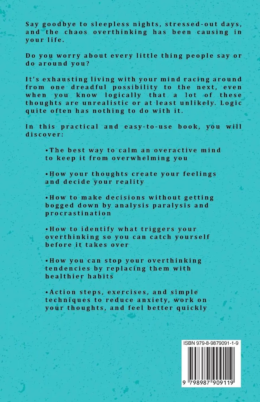 Rückseite: 9798987909119 | Overcoming Overthinking | Kirk Teachout | Taschenbuch | Englisch