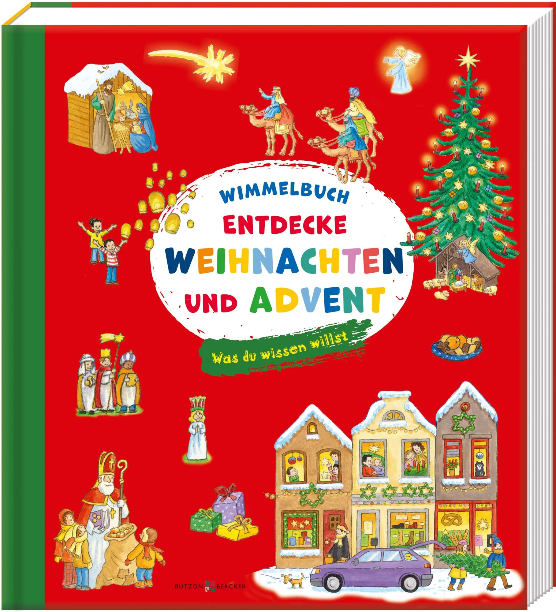 Cover: 9783766639219 | Entdecke Weihnachten und Advent | Was du wissen willst. Wimmelbuch