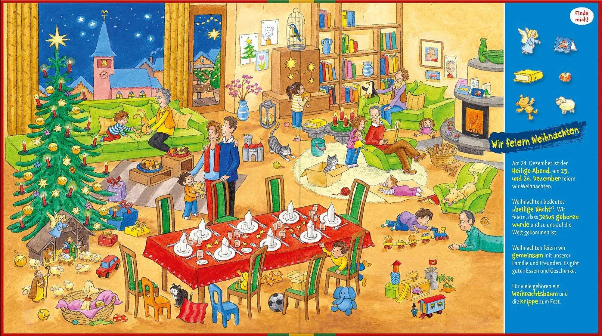 Bild: 9783766639219 | Entdecke Weihnachten und Advent | Was du wissen willst. Wimmelbuch