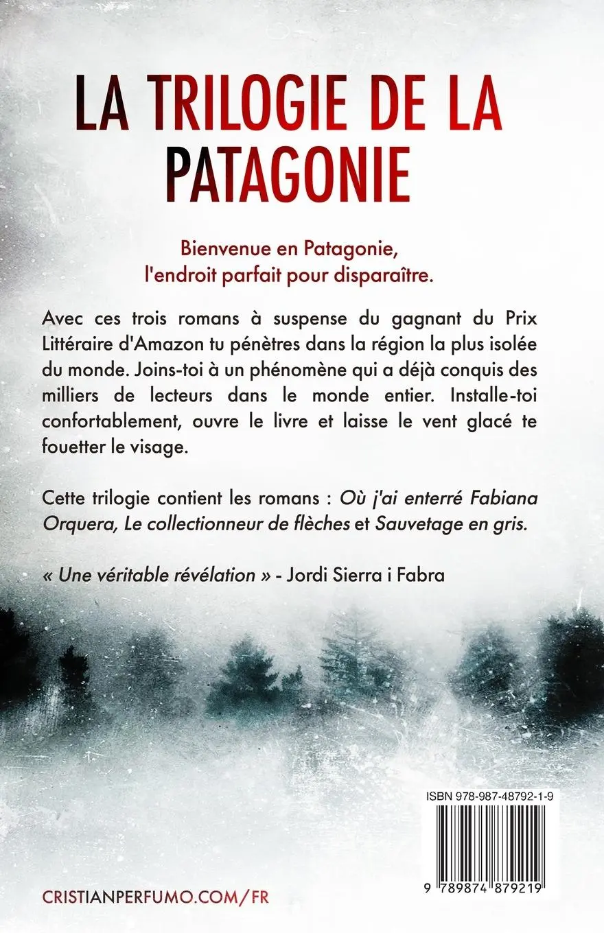 Rückseite: 9789874879219 | La trilogie de la Patagonie | Cristian Perfumo | Taschenbuch | 2022