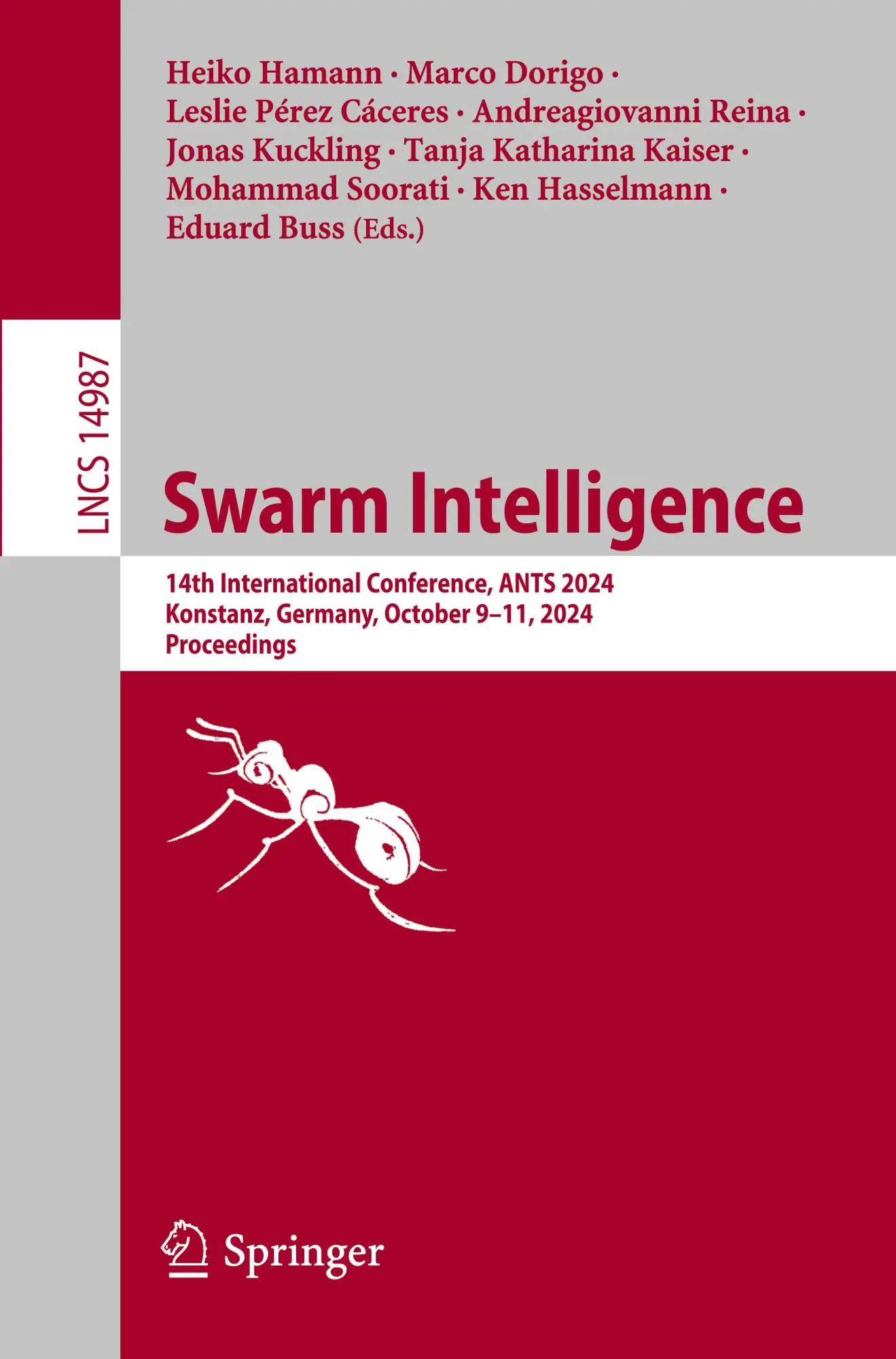 Cover: 9783031709319 | Swarm Intelligence | Heiko Hamann (u. a.) | Taschenbuch | xiii | 2024