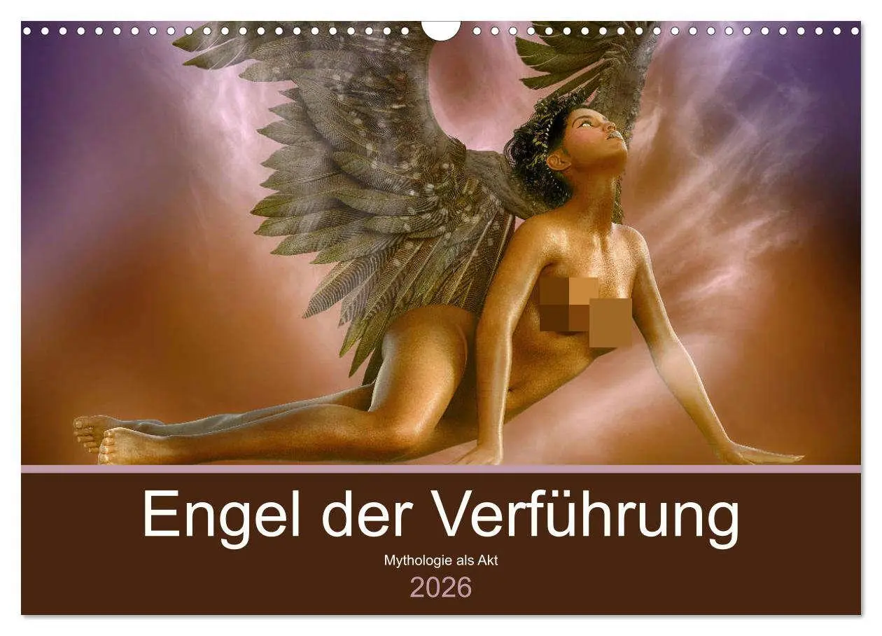 Cover: 9783457819319 | Engel der Verführung - Mythologie als Akt (Wandkalender 2026 DIN A3...