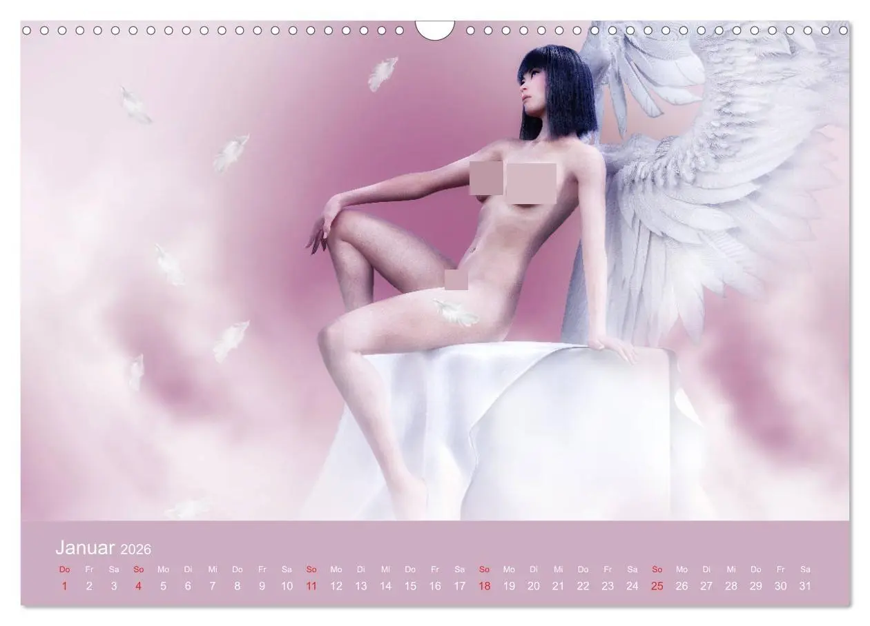 Bild: 9783457819319 | Engel der Verführung - Mythologie als Akt (Wandkalender 2026 DIN A3...