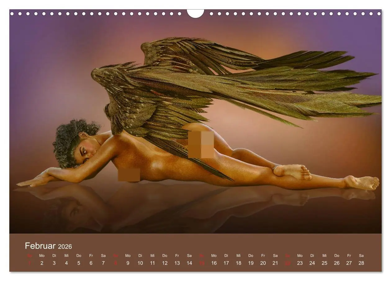 Bild: 9783457819319 | Engel der Verführung - Mythologie als Akt (Wandkalender 2026 DIN A3...
