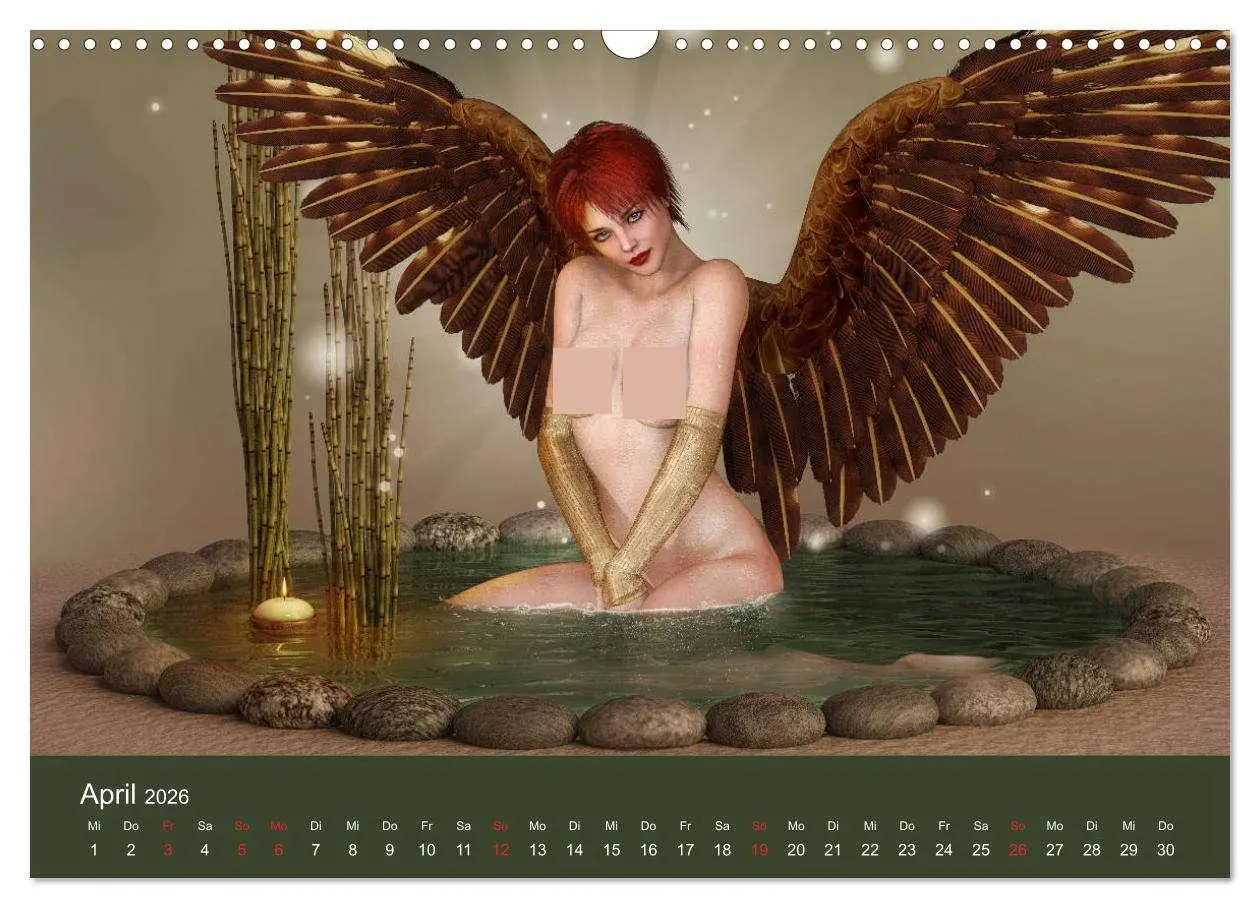 Bild: 9783457819319 | Engel der Verführung - Mythologie als Akt (Wandkalender 2026 DIN A3...