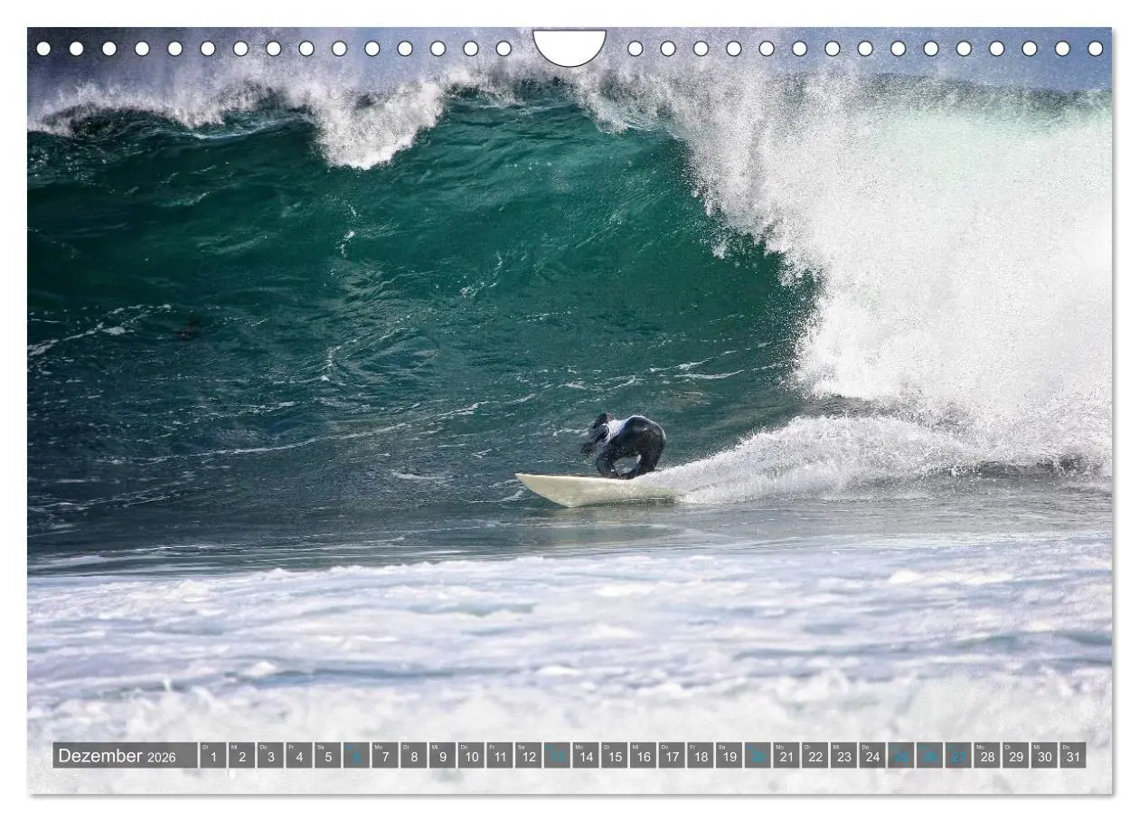 Bild: 9783516079319 | Faszination Surfen (Wandkalender 2026 DIN A4 quer), CALVENDO...