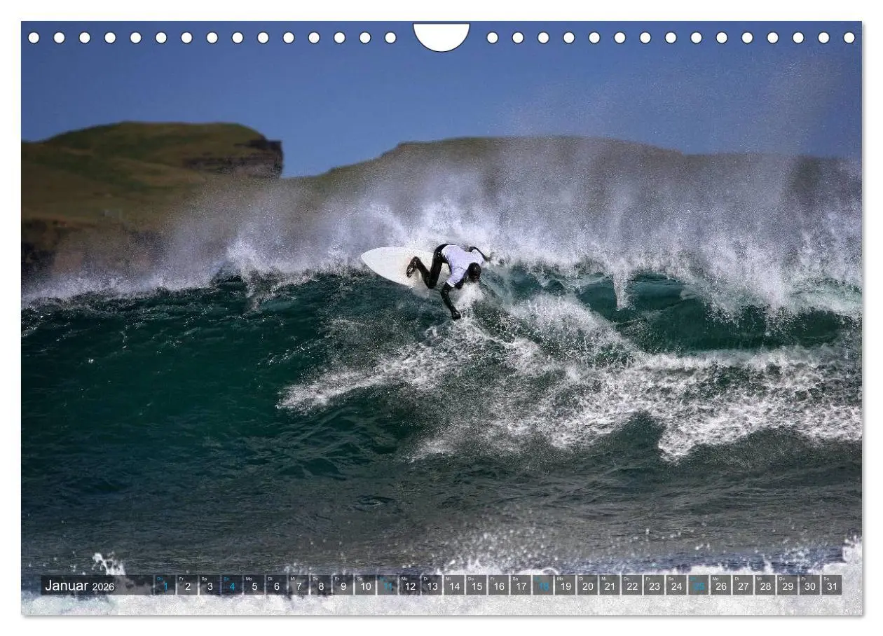 Bild: 9783516079319 | Faszination Surfen (Wandkalender 2026 DIN A4 quer), CALVENDO...