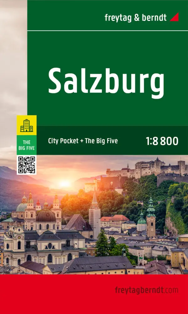 Cover: 9783707909319 | Salzburg, Stadtplan 1:8.800, freytag &amp; berndt. Salzbourg....