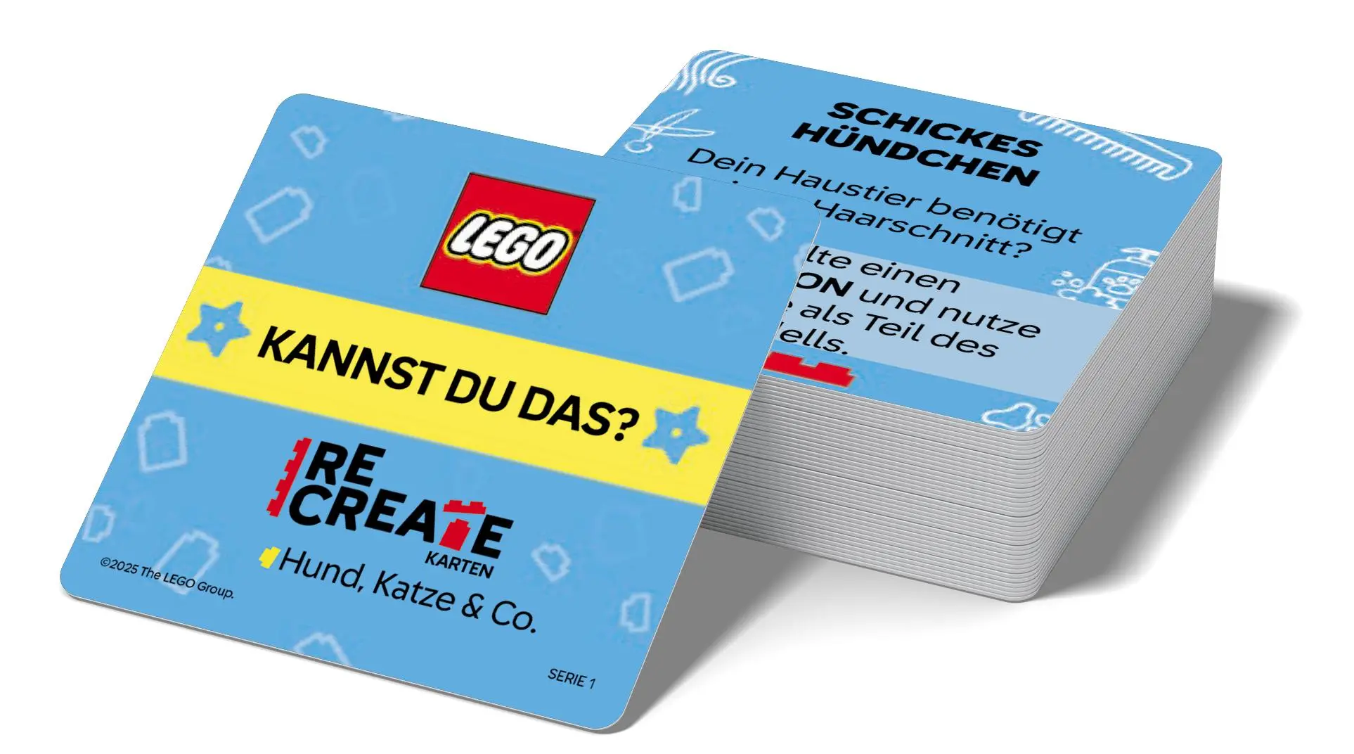 Bild: 9783960809319 | LEGO® - ReCreate Karten - Hund, Katze &amp; Co. | mit LEGO Elementen