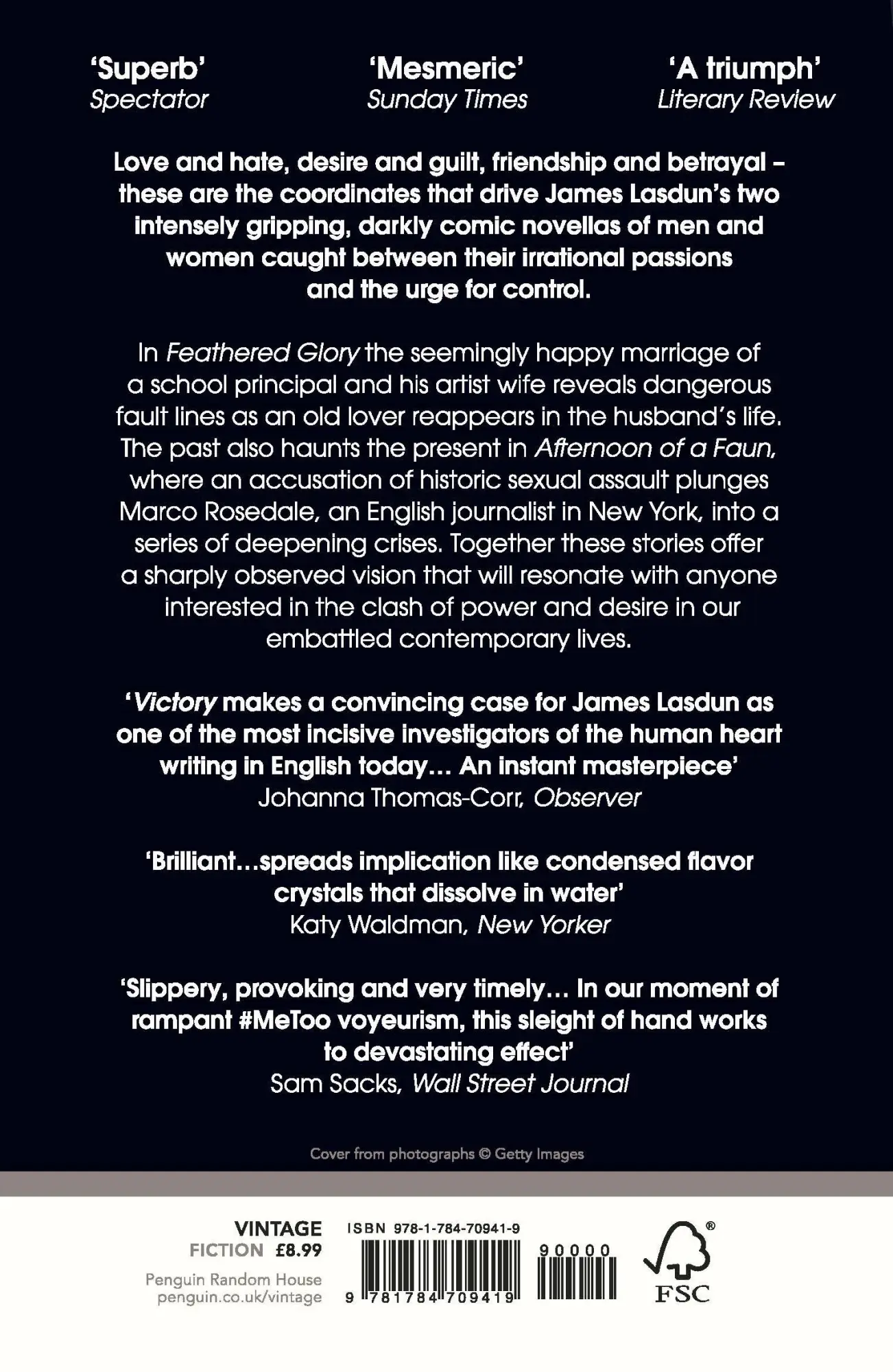 Rückseite: 9781784709419 | Victory | James Lasdun | Taschenbuch | 272 S. | Englisch | 2020