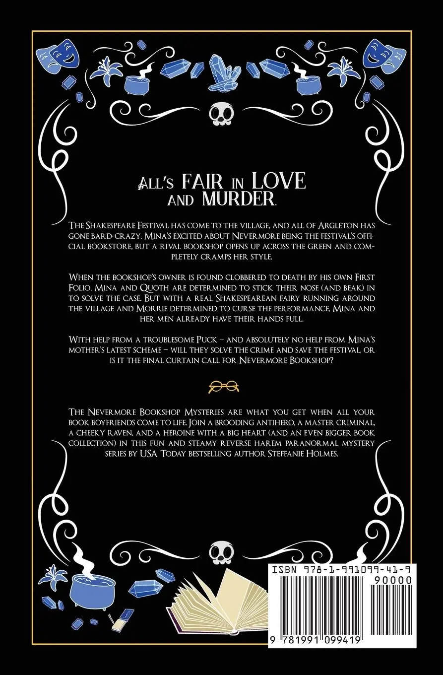 Rückseite: 9781991099419 | Much Ado About Murder | Luxe paperback edition | Steffanie Holmes