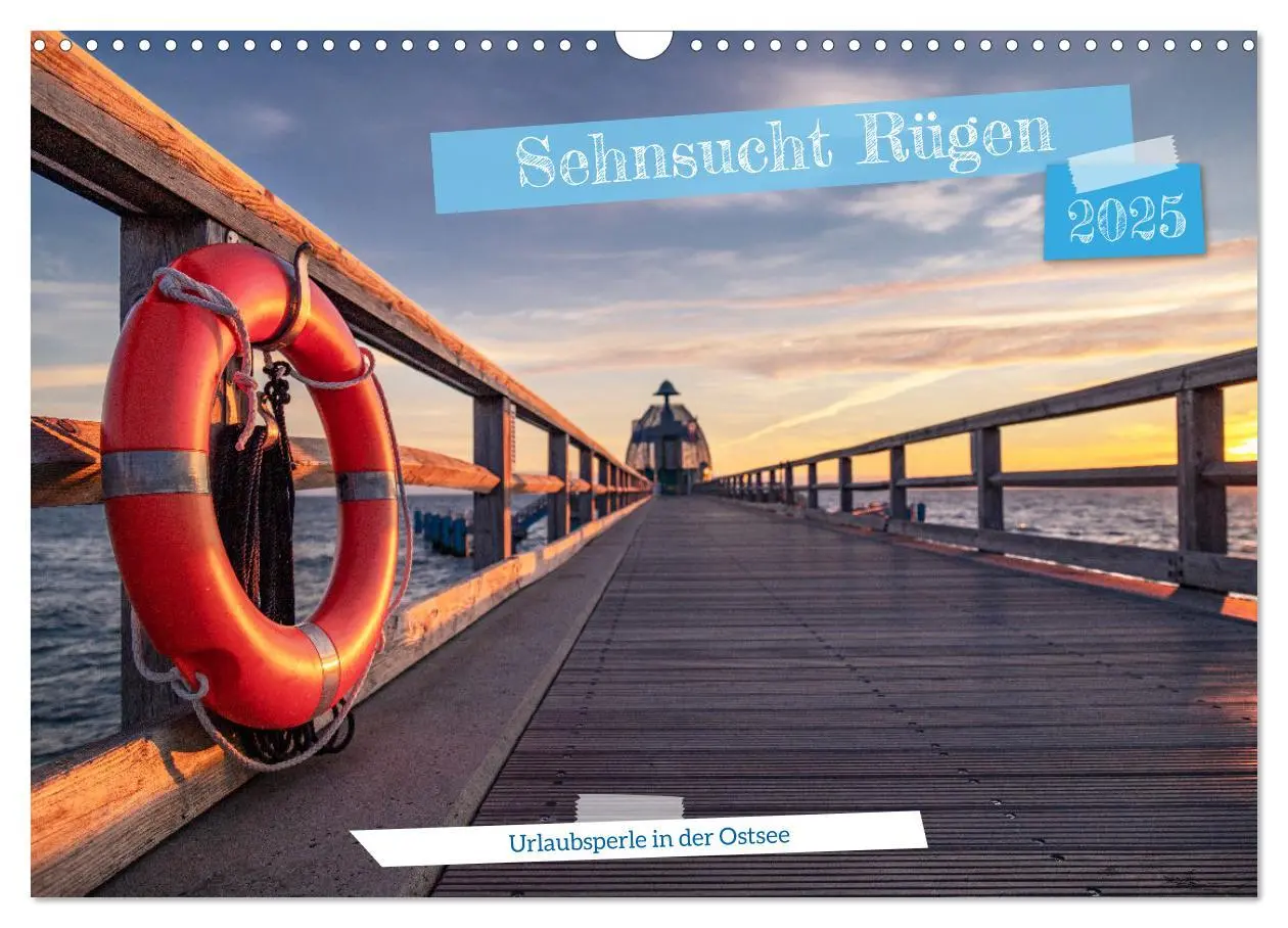 Cover: 9783383939419 | Sehnsucht Rügen (Wandkalender 2025 DIN A3 quer), CALVENDO...