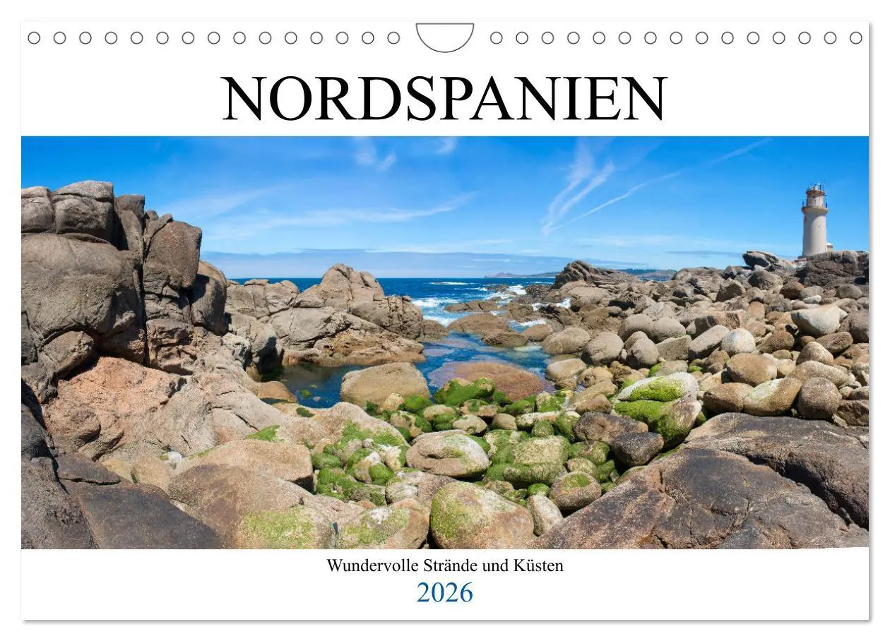Cover: 9783457669419 | Nordspanien - Wundervolle Strände und Küsten (Wandkalender 2026 DIN...