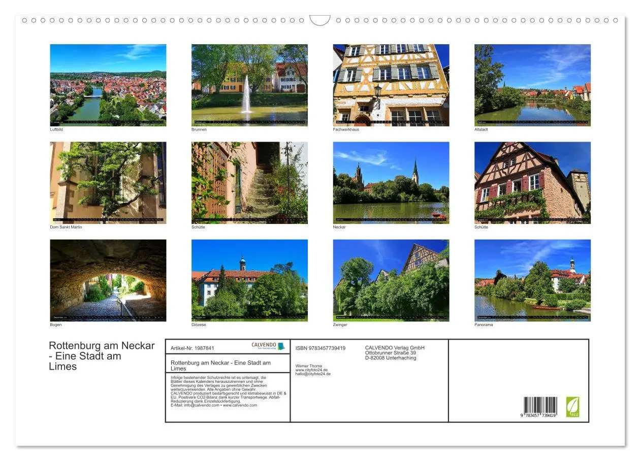 Bild: 9783457739419 | Rottenburg am Neckar - Eine Stadt am Limes (Wandkalender 2026 DIN...