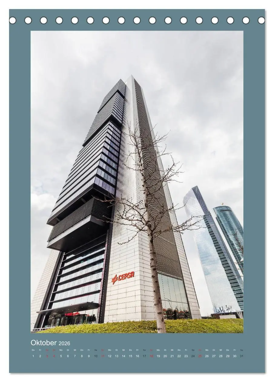 Bild: 9783516379419 | High-Tech-Architektur (Tischkalender 2026 DIN A5 hoch), CALVENDO...