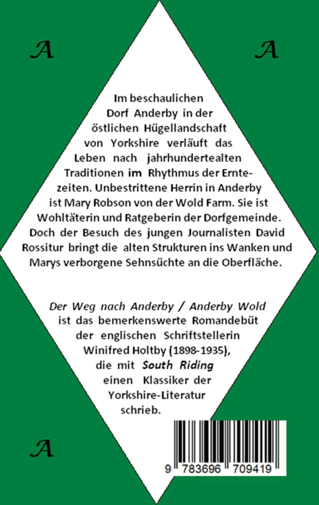Rückseite: 9783696709419 | Der Weg nach Anderby | Roman | Winifred Holtby (u. a.) | Taschenbuch