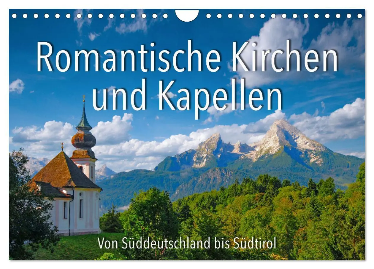 Cover: 9783457279519 | Romantische Kirchen und Kapellen (Wandkalender 2026 DIN A4 quer),...