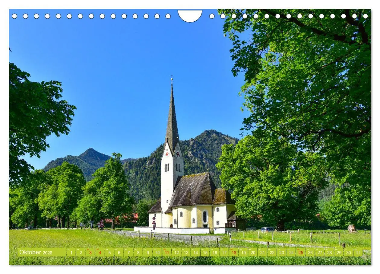 Bild: 9783457279519 | Romantische Kirchen und Kapellen (Wandkalender 2026 DIN A4 quer),...