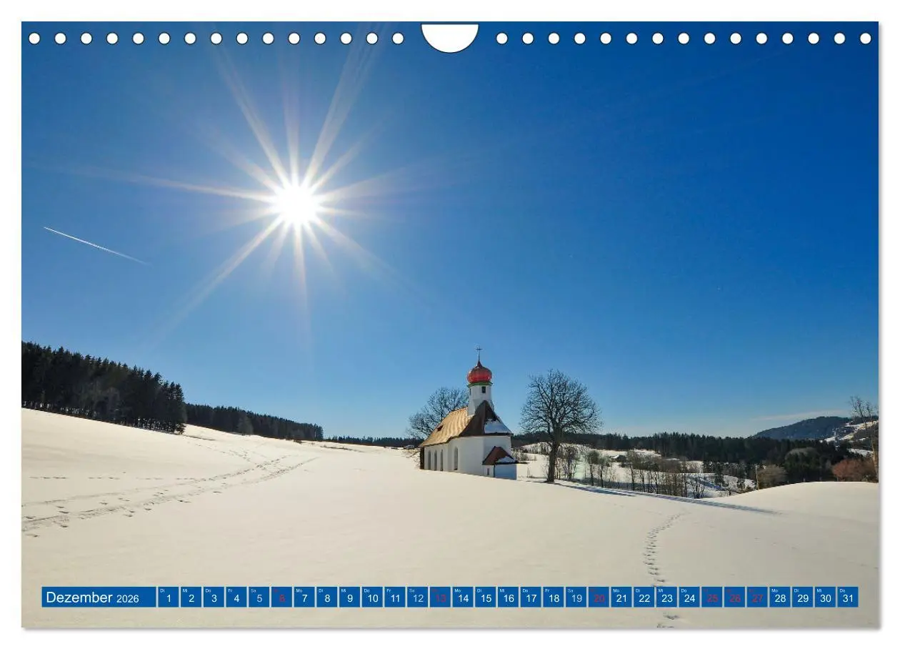 Bild: 9783457279519 | Romantische Kirchen und Kapellen (Wandkalender 2026 DIN A4 quer),...