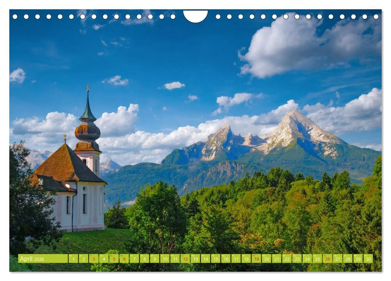 Bild: 9783457279519 | Romantische Kirchen und Kapellen (Wandkalender 2026 DIN A4 quer),...