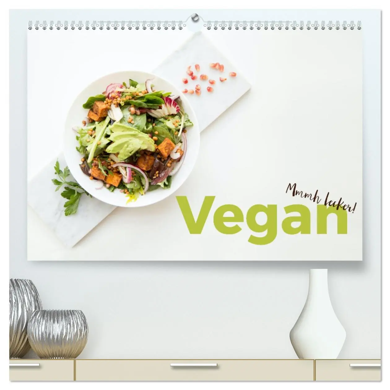 Cover: 9783457419519 | Vegan - Mmmh lecker! (hochwertiger Premium Wandkalender 2026 DIN A2...