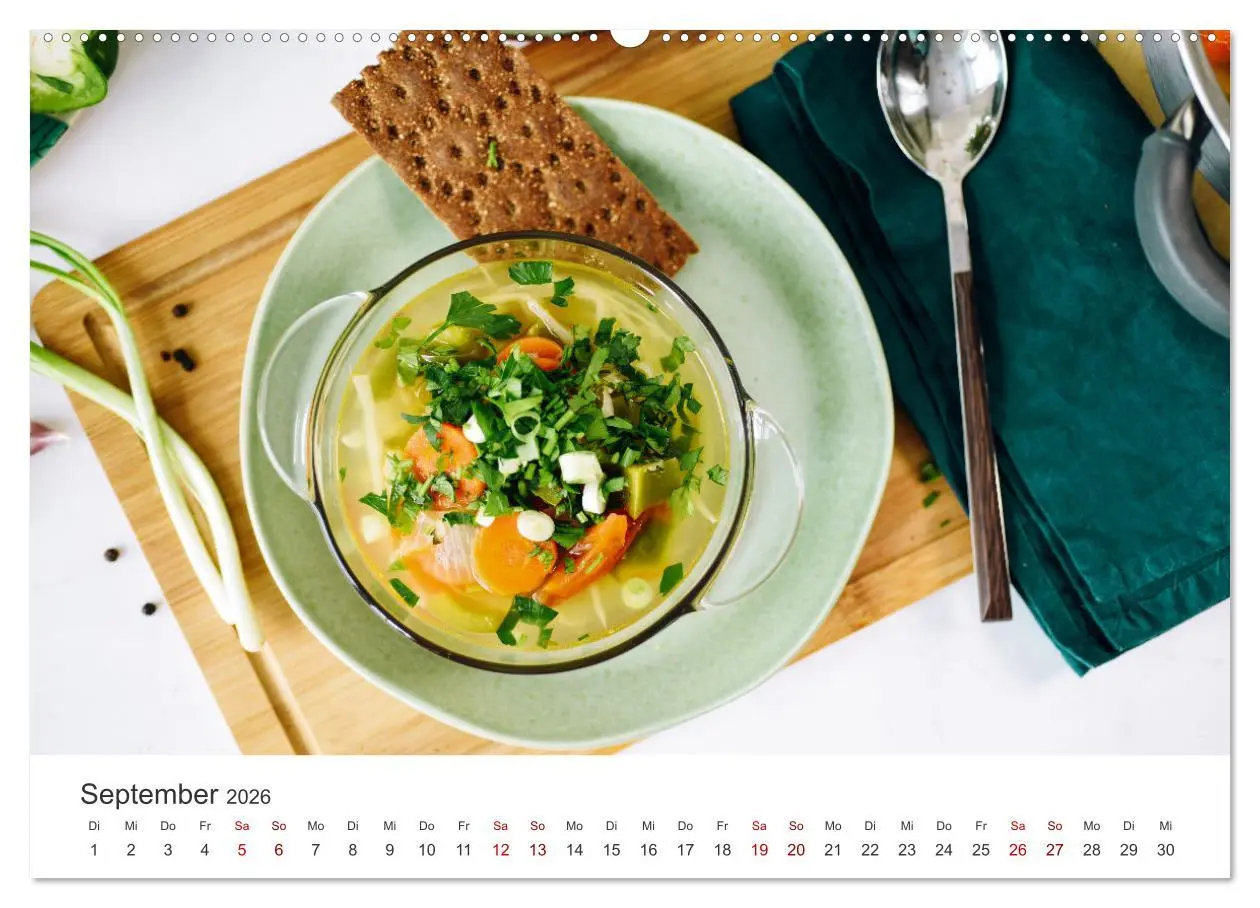 Bild: 9783457419519 | Vegan - Mmmh lecker! (hochwertiger Premium Wandkalender 2026 DIN A2...