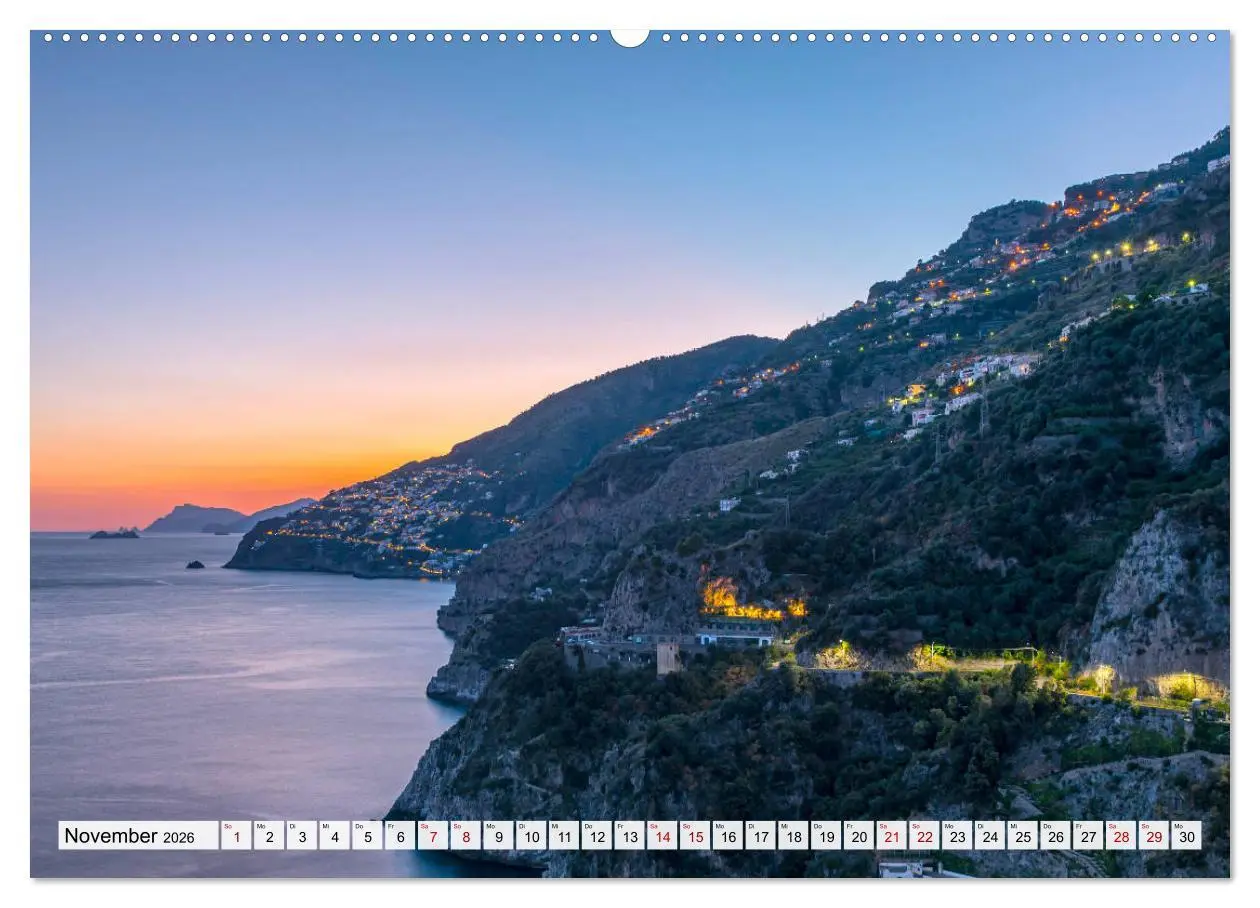 Bild: 9783457659519 | Landschaften an der Amalfi Küste (hochwertiger Premium Wandkalender...