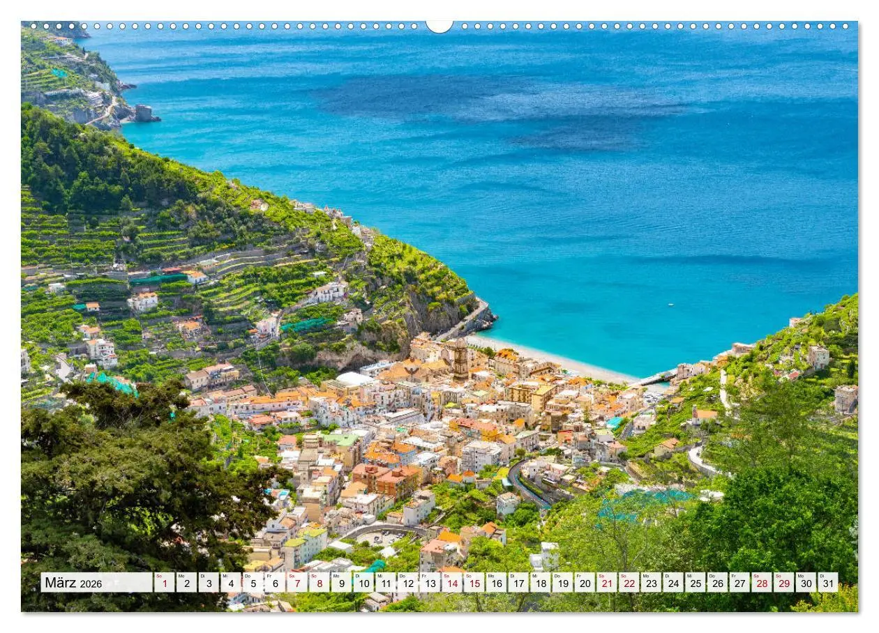 Bild: 9783457659519 | Landschaften an der Amalfi Küste (hochwertiger Premium Wandkalender...