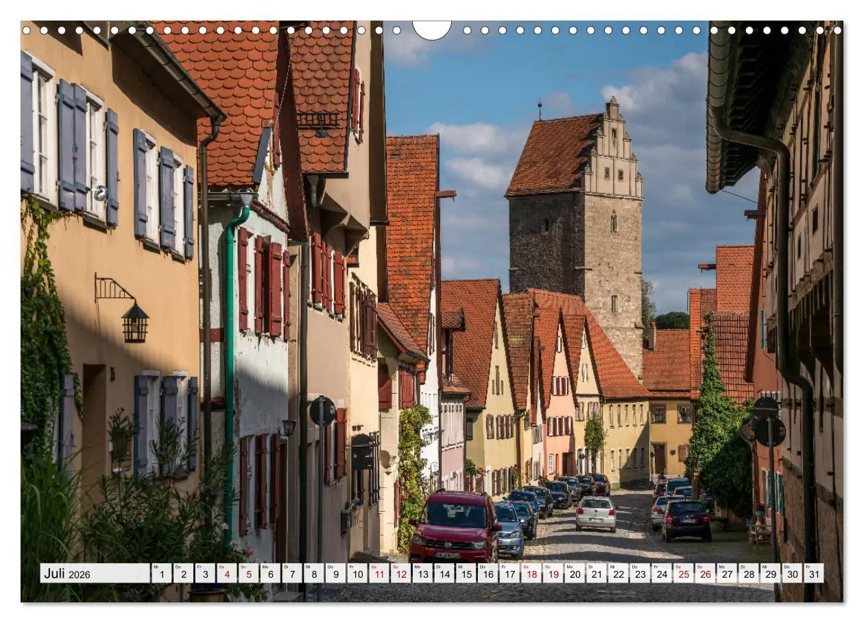 Bild: 9783457729519 | Die Romantische Strasse (Wandkalender 2026 DIN A3 quer), CALVENDO...