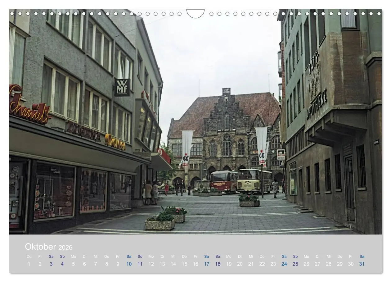Bild: 9783457899519 | Hildesheim - damals ... (Wandkalender 2026 DIN A3 quer), CALVENDO...