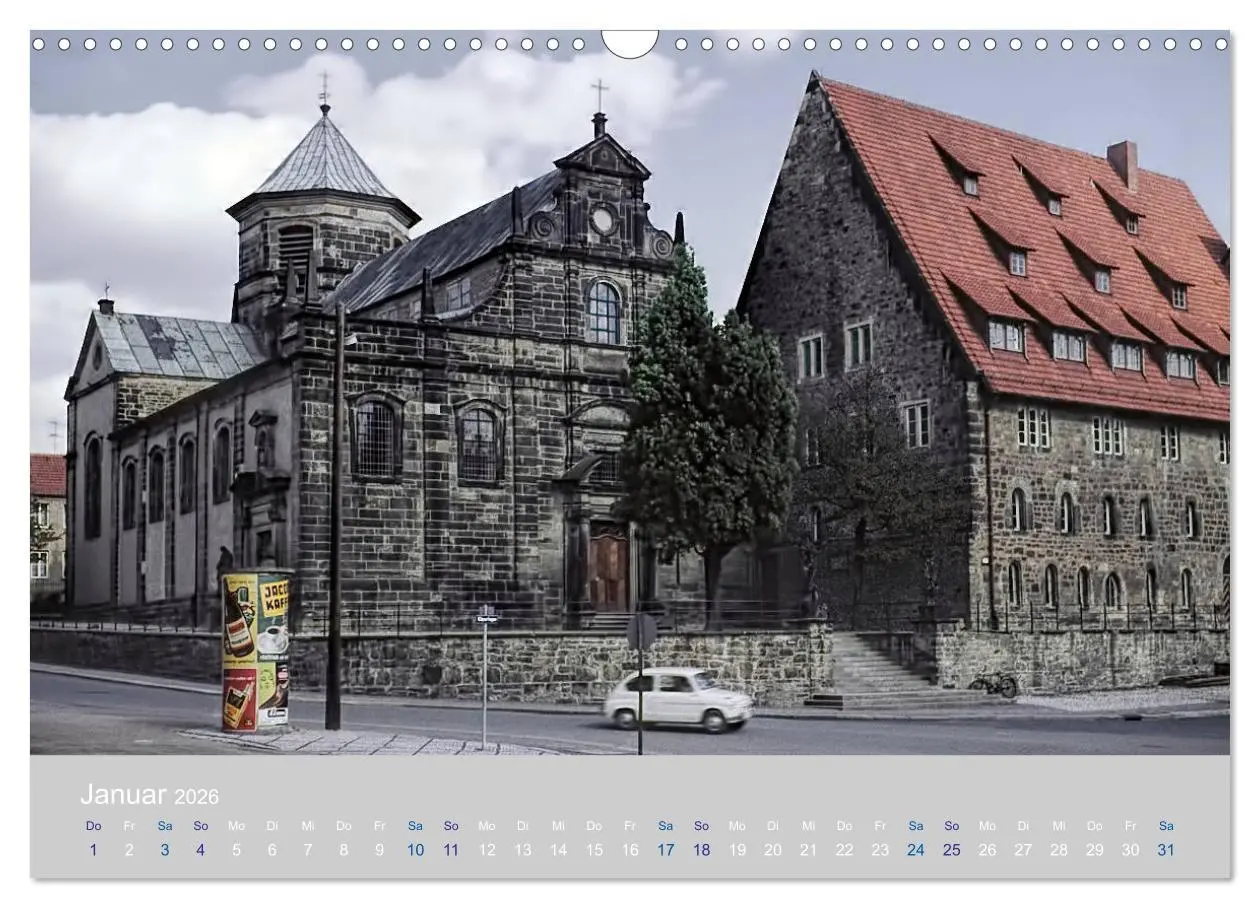 Bild: 9783457899519 | Hildesheim - damals ... (Wandkalender 2026 DIN A3 quer), CALVENDO...