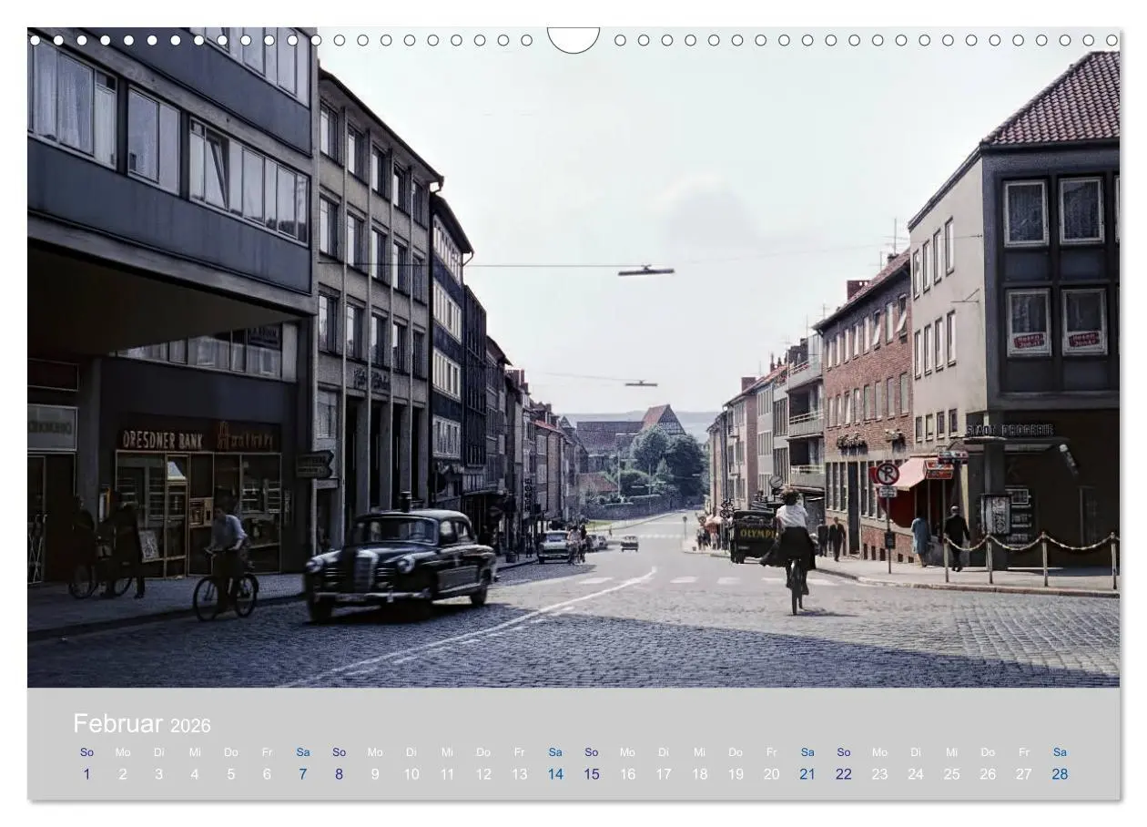Bild: 9783457899519 | Hildesheim - damals ... (Wandkalender 2026 DIN A3 quer), CALVENDO...