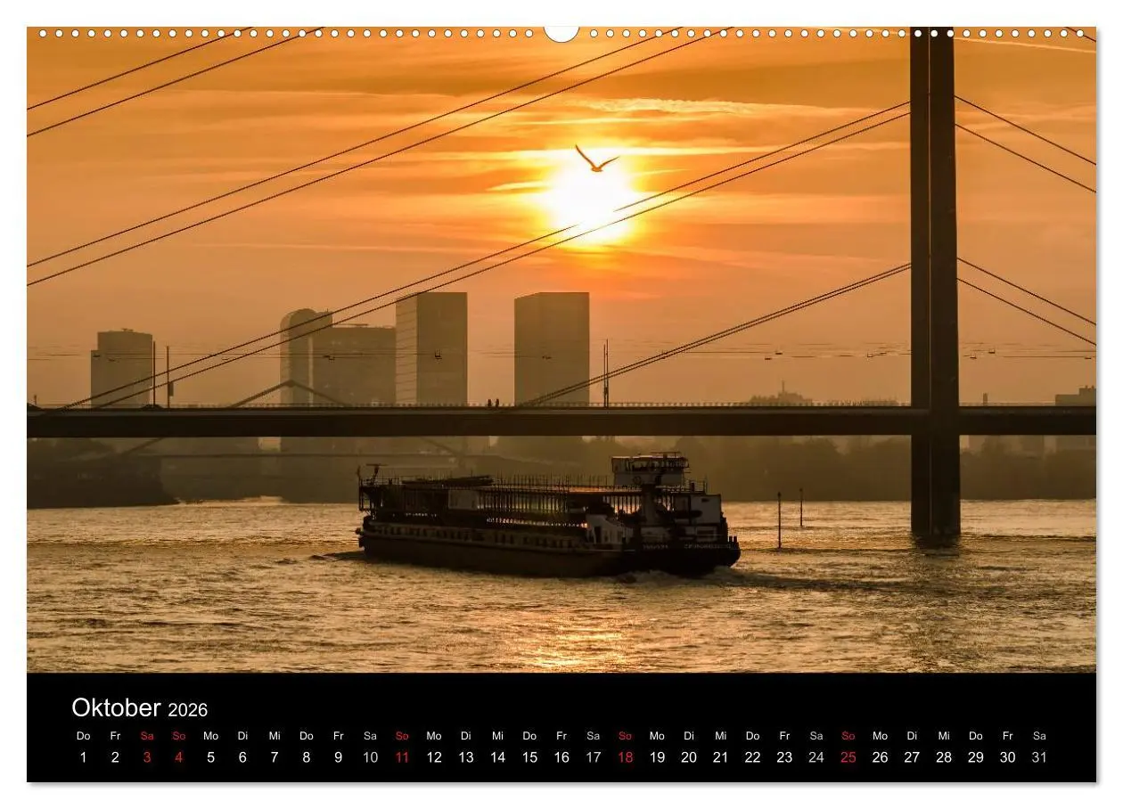 Bild: 9783516059519 | Düsseldorf - Rheinansichten (hochwertiger Premium Wandkalender 2026...