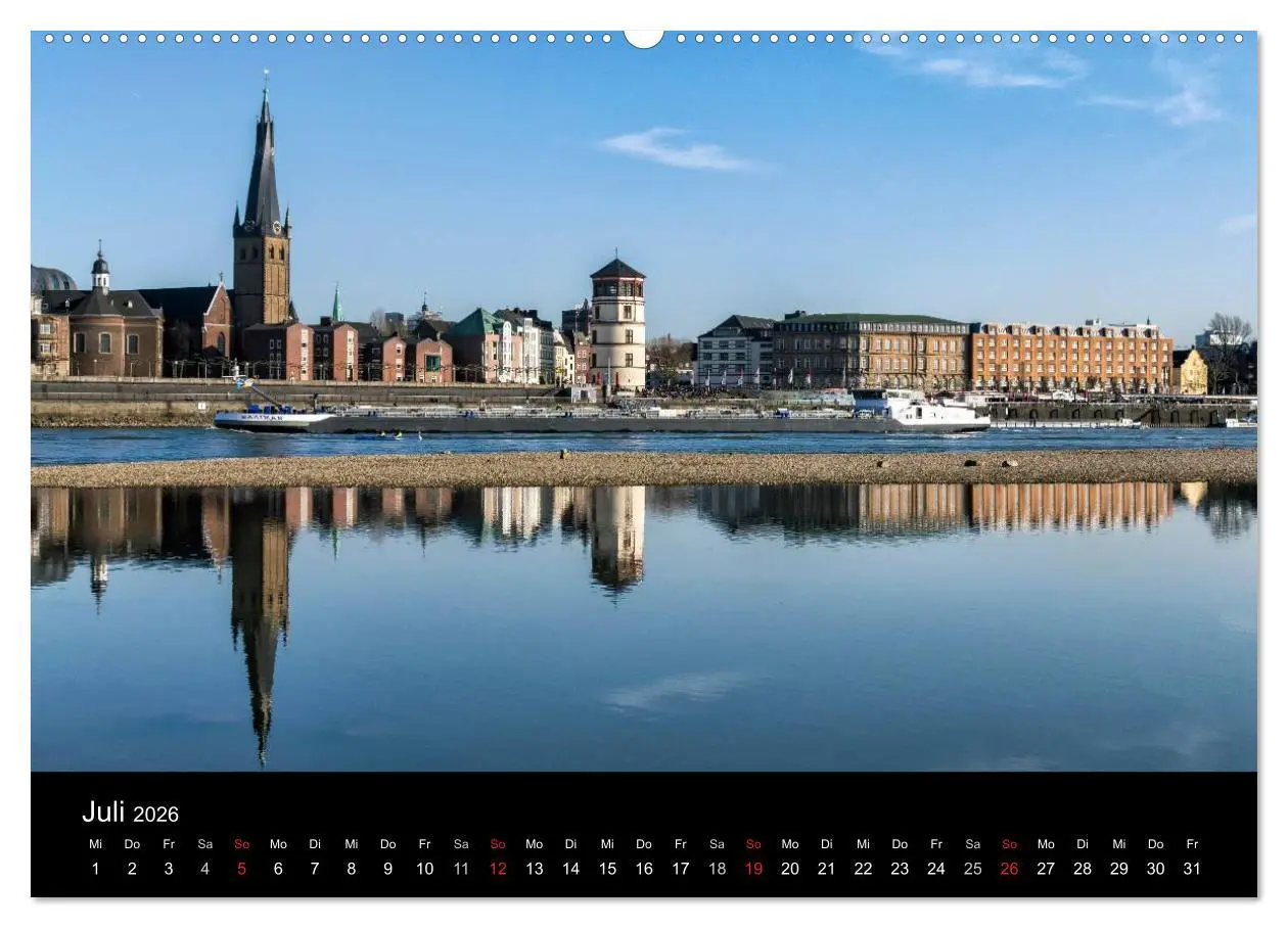 Bild: 9783516059519 | Düsseldorf - Rheinansichten (hochwertiger Premium Wandkalender 2026...