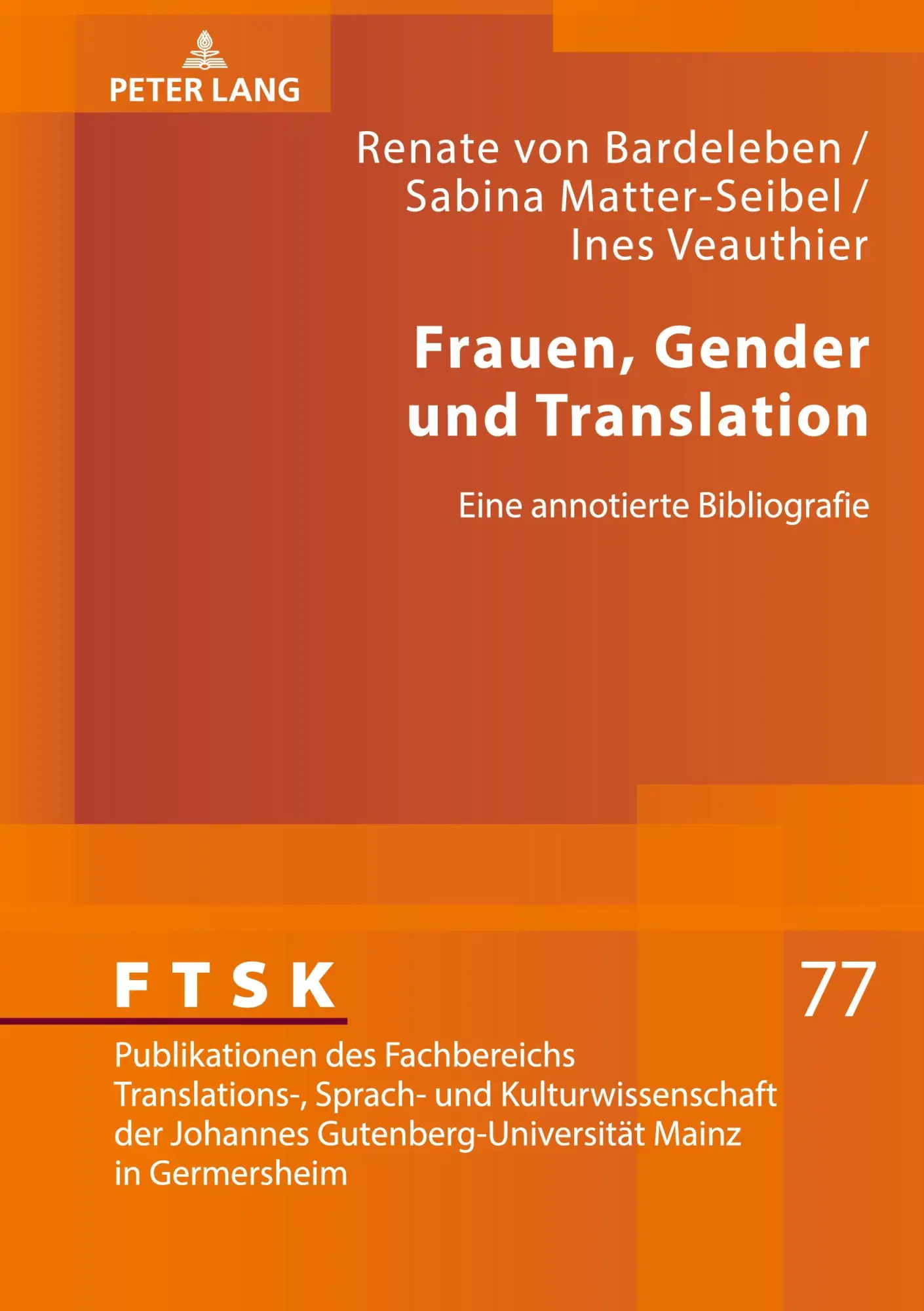 Cover: 9783631589519 | Frauen, Gender und Translation | Eine annotierte Bibliografie | Buch