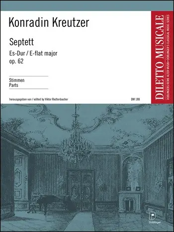 Septett Es-Dur op.62 für Klarinette, Horn, Fagott, Streichtrio und Kontrabaß 7 Stimmen