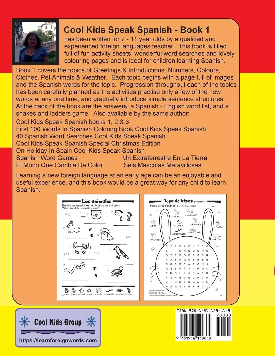 Rückseite: 9781914159619 | Cool Kids Speak Spanish - Book 1 | Joanne Leyland | Taschenbuch | 2021