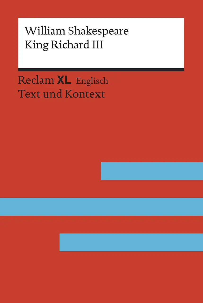 Cover: 9783150199619 | King Richard III | William Shakespeare | Taschenbuch | 215 S. | 2019