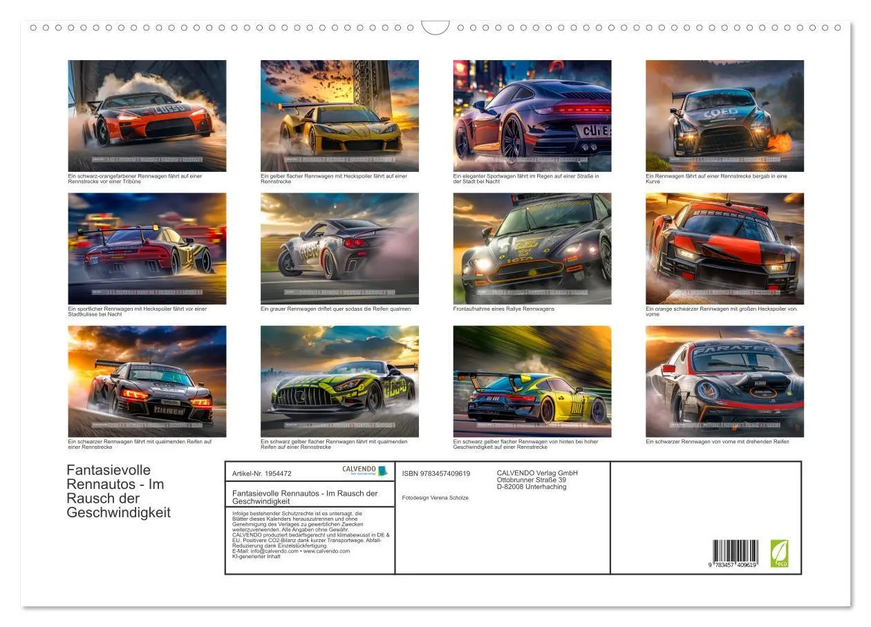 Bild: 9783457409619 | Fantasievolle Rennautos - Im Rausch der Geschwindigkeit...