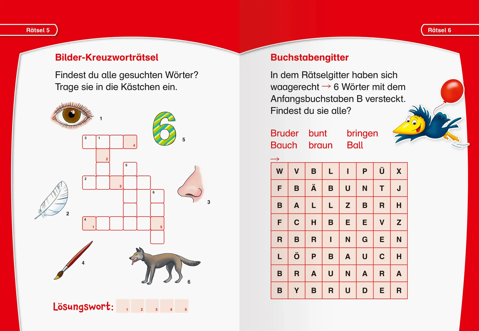 Bild: 9783473489619 | Leserabe - Rätselspaß - Kreuzworträtsel zum Lesenlernen | Richter