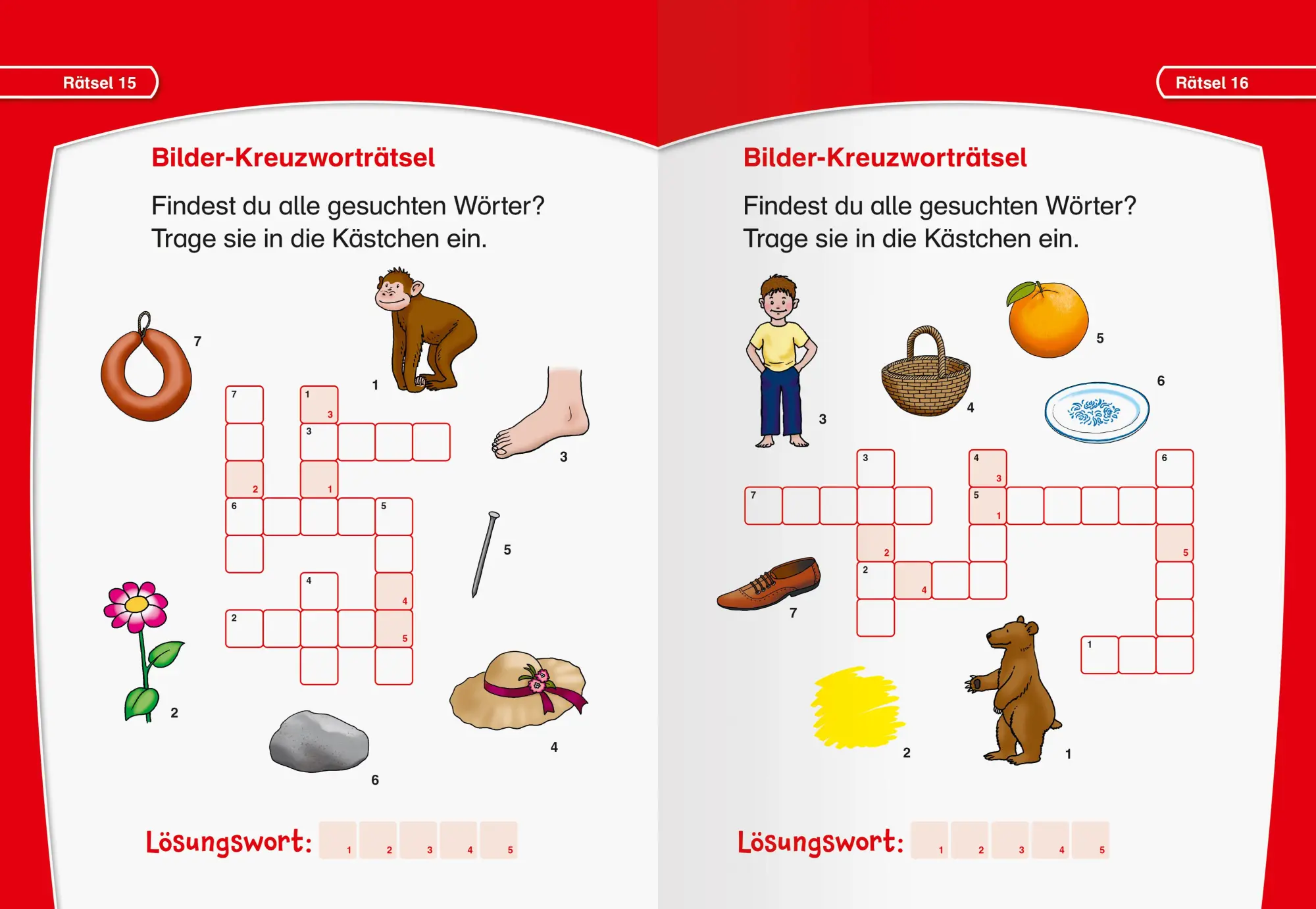 Bild: 9783473489619 | Leserabe - Rätselspaß - Kreuzworträtsel zum Lesenlernen | Richter