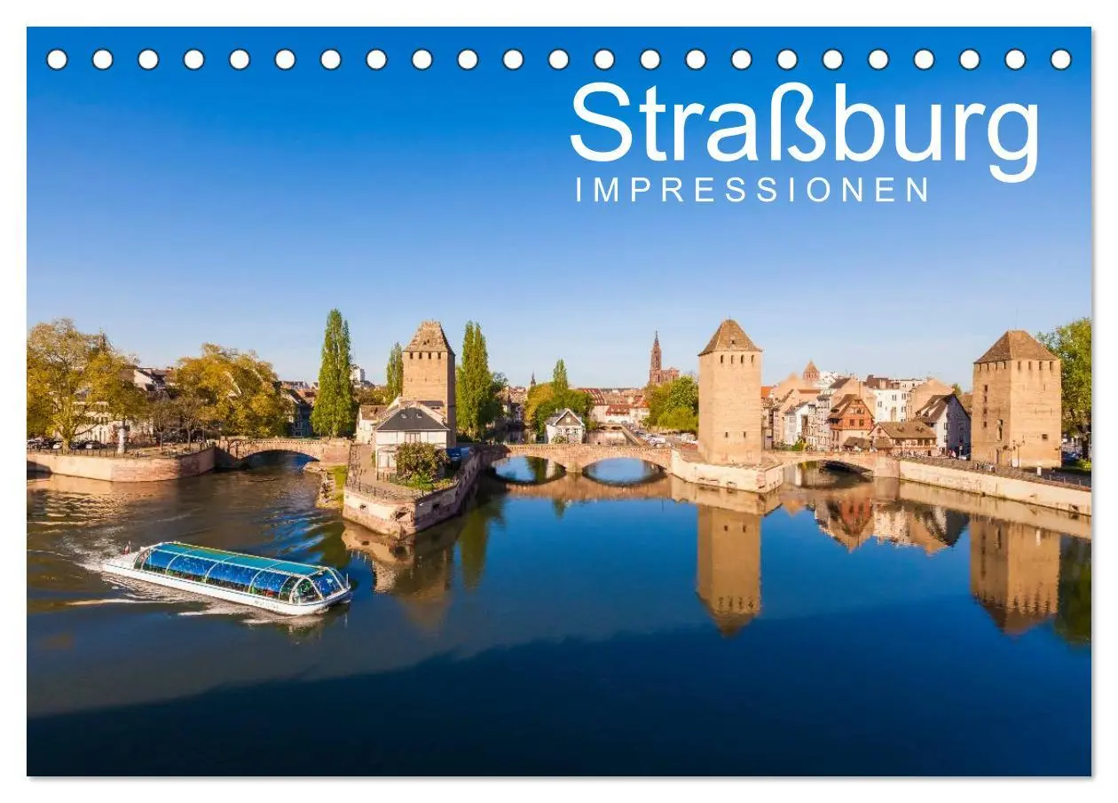 Cover: 9783516049619 | Straßburg Impressionen (Tischkalender 2026 DIN A5 quer), CALVENDO...