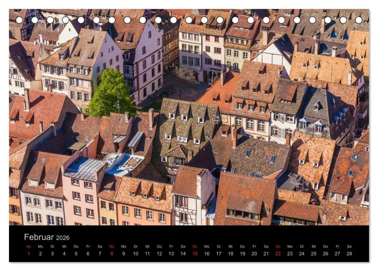 Bild: 9783516049619 | Straßburg Impressionen (Tischkalender 2026 DIN A5 quer), CALVENDO...